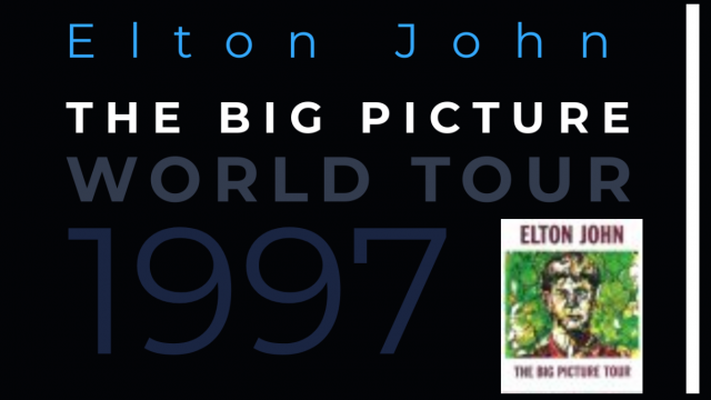 1997 Elton John The Big Picture World Tour